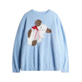 Fashionable Cute Puppy Jacquard Sweater
