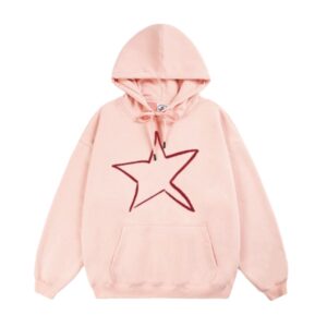 Creative Minimalist Star Print Hoodie