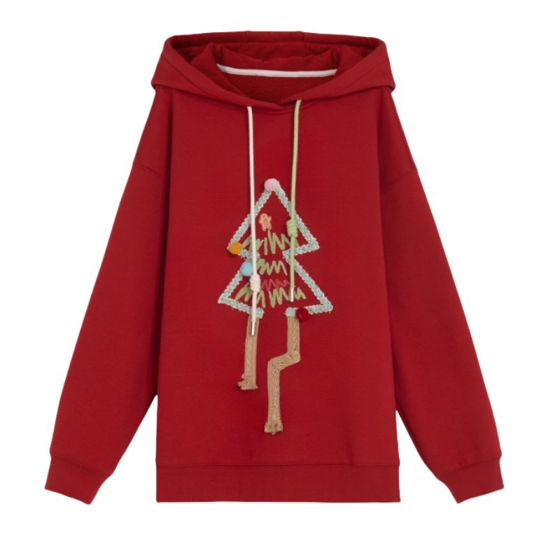 Festive Red Christmas Hoodie