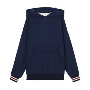 Street Style Unisex Navy Hoodie